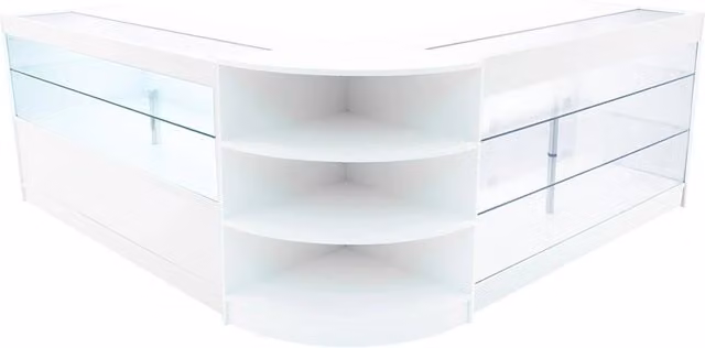 Monstershop Calliope LED Shop Counter Set K1500, C1500 & LM60 in White