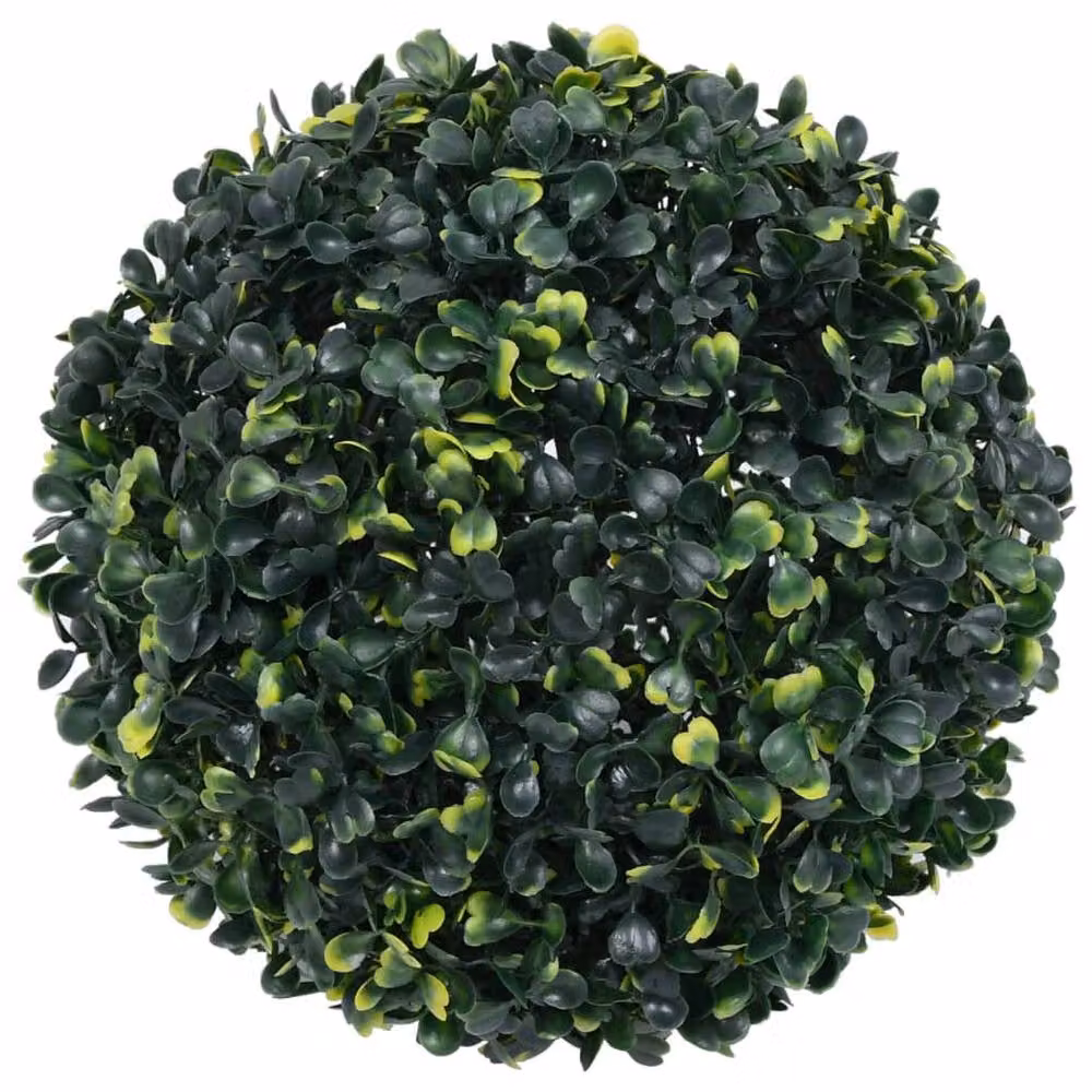 Berkfield Home Lush Artificial Boxwood Balls, 2 Pack, Green, Diameter: 45 cm – 3