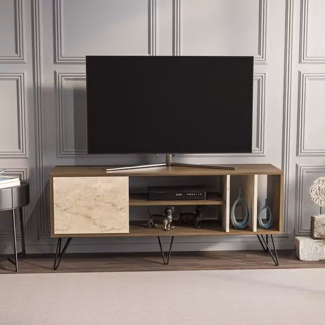 Decorotika Miranda TV Unit in Walnut Traverter
