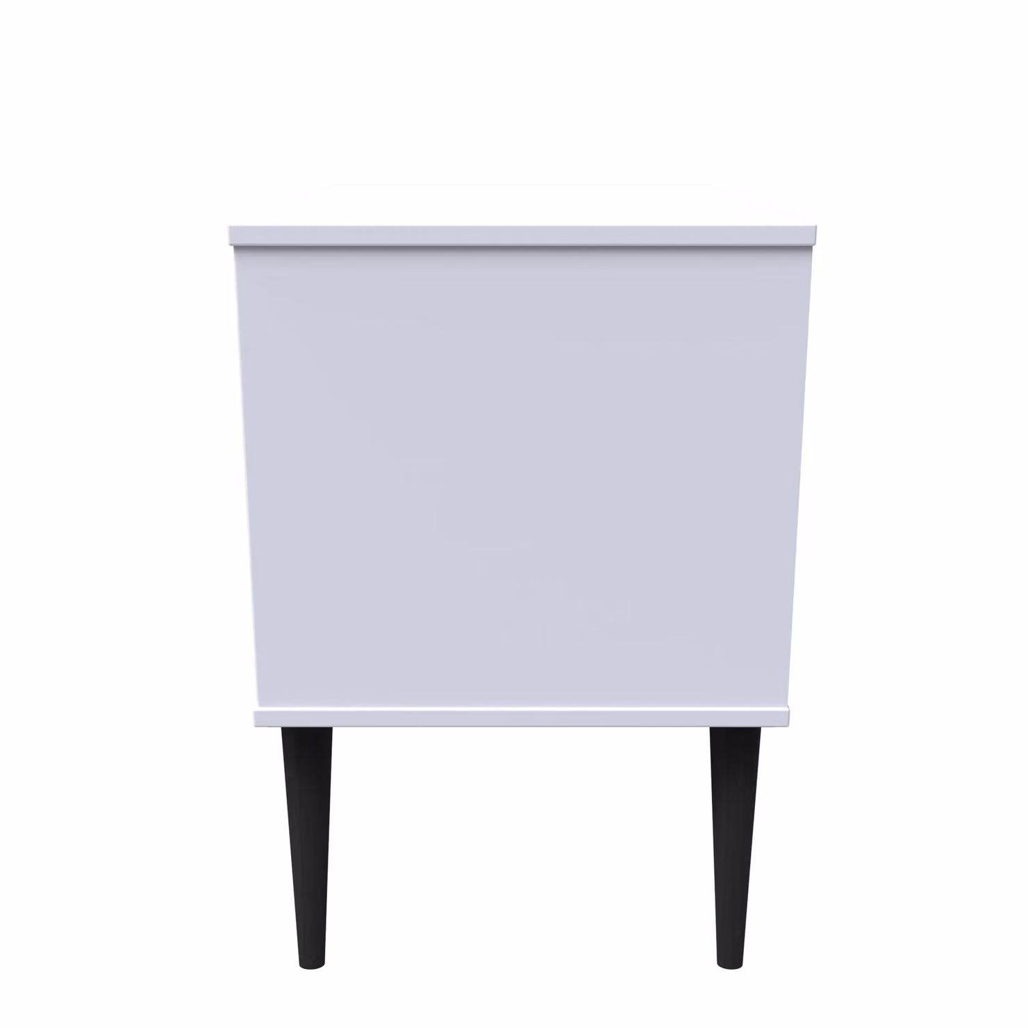 Ready Assembled 2 U Toledo 2 Drawer Side Table in True Black – 2