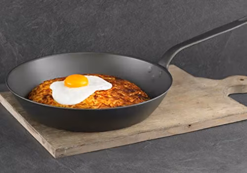 Kuhn Rikon Black Star of Iron Cast Iron Rösti Frying Pan, W/D/H: 36 x 20 x 8.5 cm – 2