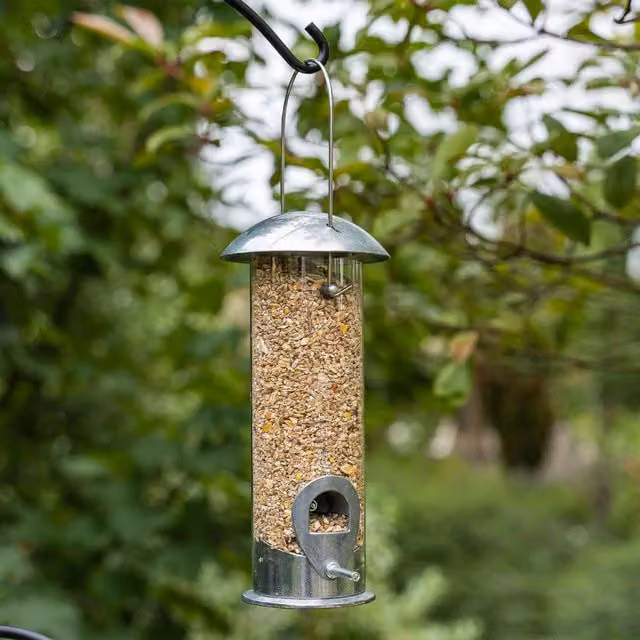 Gardman Heavy Duty Aluminium Seed Feeder in Brown