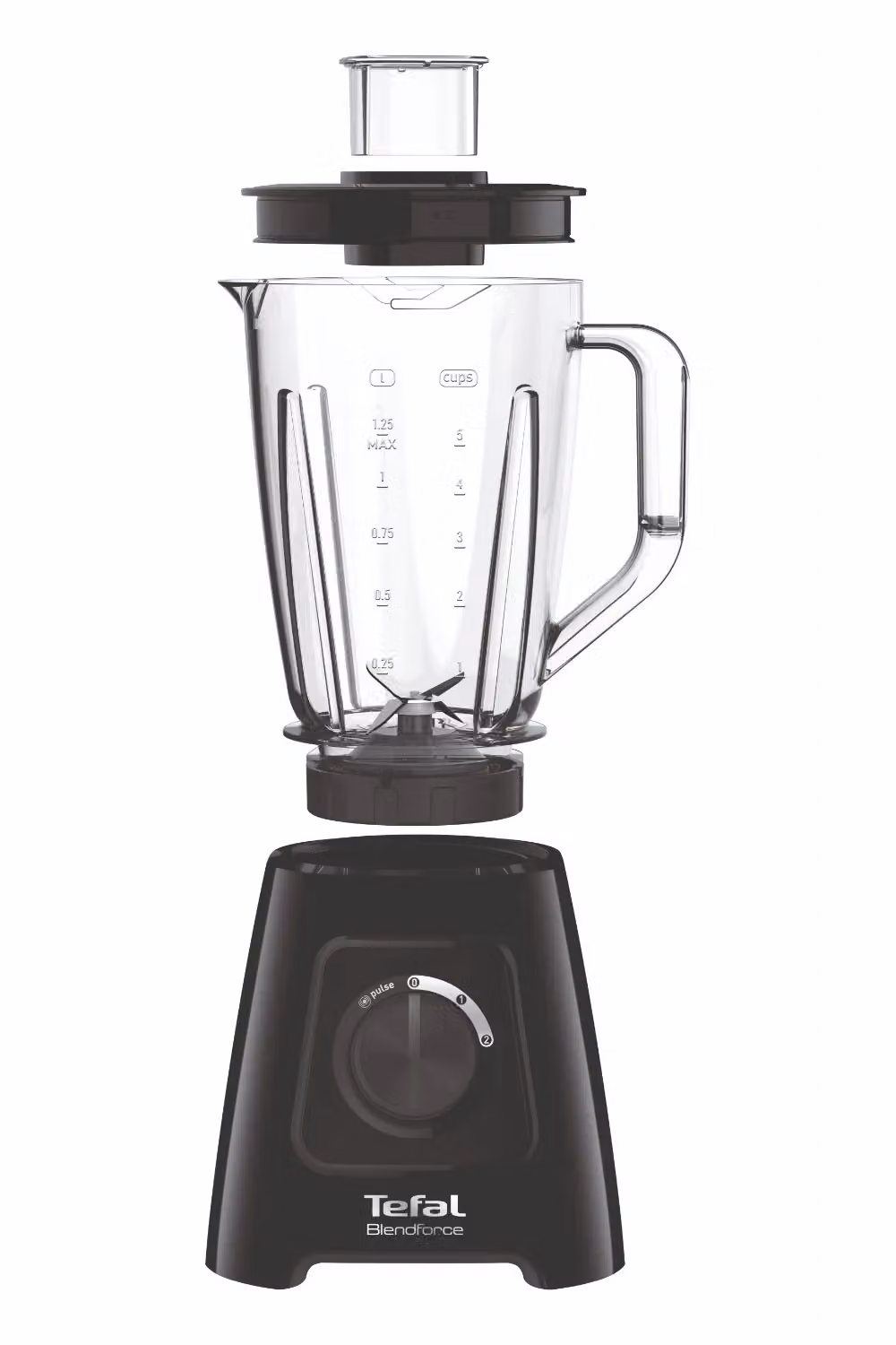 Tefal Blendforce II 600W 2 Jug Blender in Black with 1.25L Capacity – 4