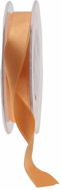 KDMD Light Orange Satin Ribbon, 15mm, 3 Pack