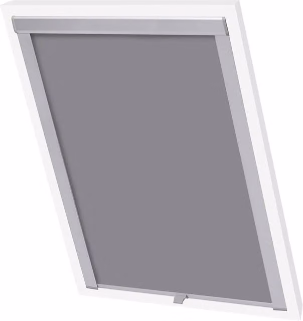 Berkfield Home Grey Blackout Roller Blinds, Thermal Insulating Polyester