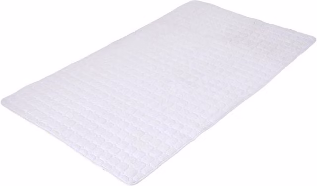 PAWNORA Waterproof and Breathable Mattress Topper, White, W: 137 cm x D: 190 cm