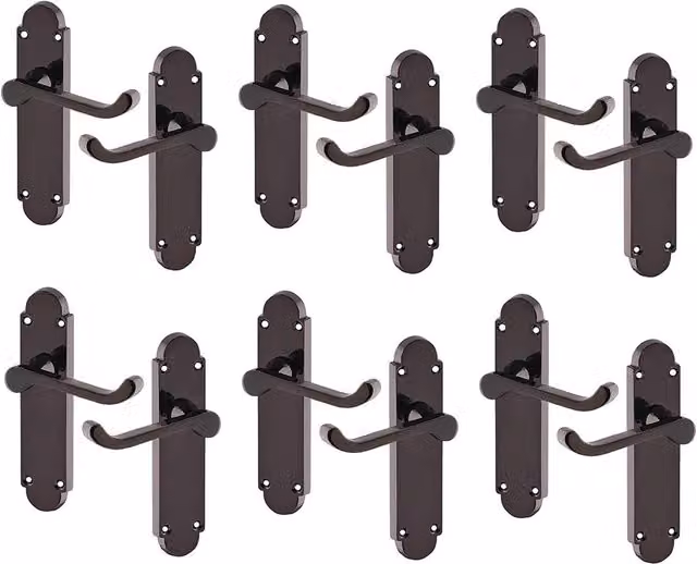 Golden Grace Chrome Door Lever Latch Handles