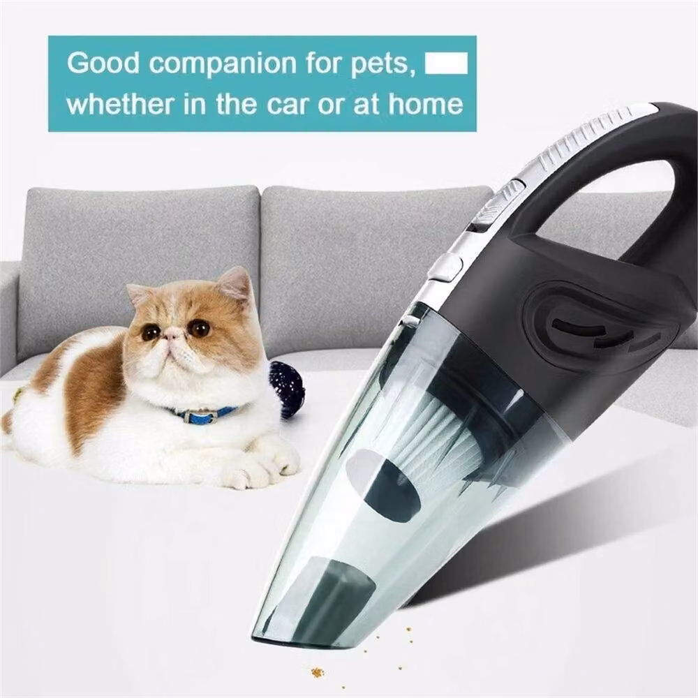 VOGREX Cordless Rechargeable Wet and Dry Handheld Car Vacuum in Black with HEPA Washable Filter – 5