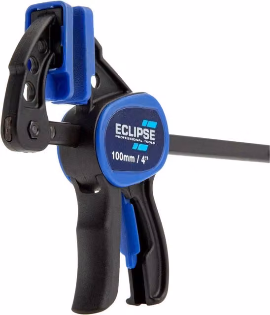Eclipse Micro Bar Clamp in Black and Blue Steel