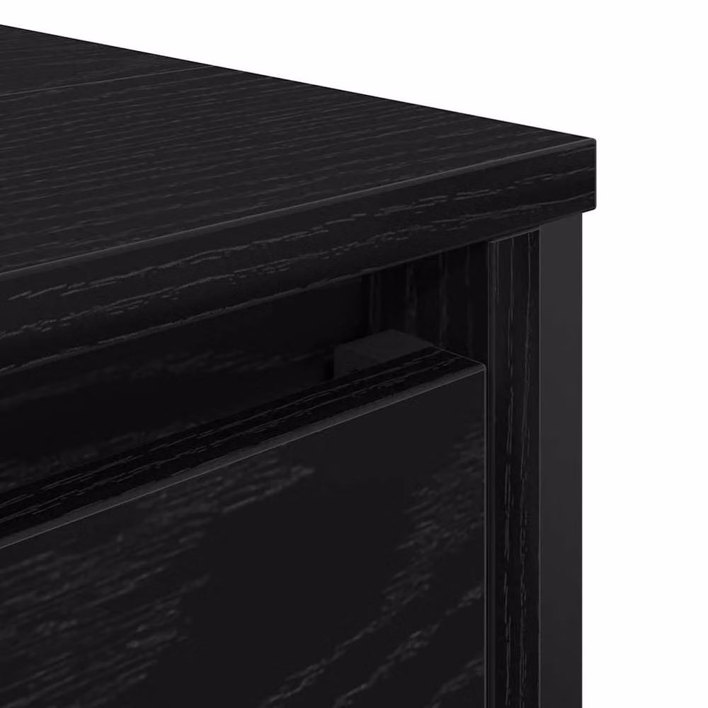 Berkfield Home Modern Black Matt Bathroom Basin Cabinet W/D/H: 60 x 34.5 x 60 cm – 5