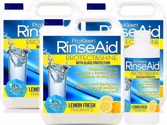 Pro-Kleen Lemon Fresh Rinse Aid with Glass Protection, Blue, 5.5kg