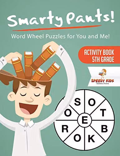 Speedy Kids Smarty Pants Word Wheel Puzzles Activity Book for 5th Grade