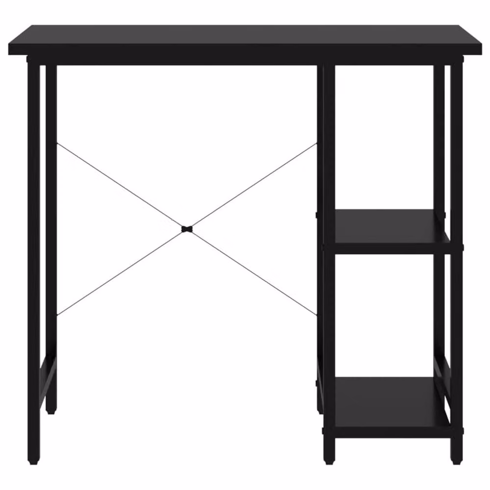 Berkfield Home Computer Desk in Black, W/D/H: 80 x 40 x 72 cm – 3