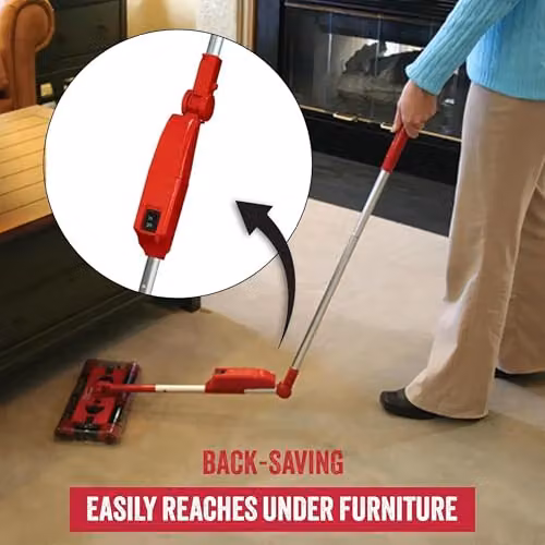 JML Swivel Sweeper Cordless Bagless Vacuum Cleaner in Red or White – 4