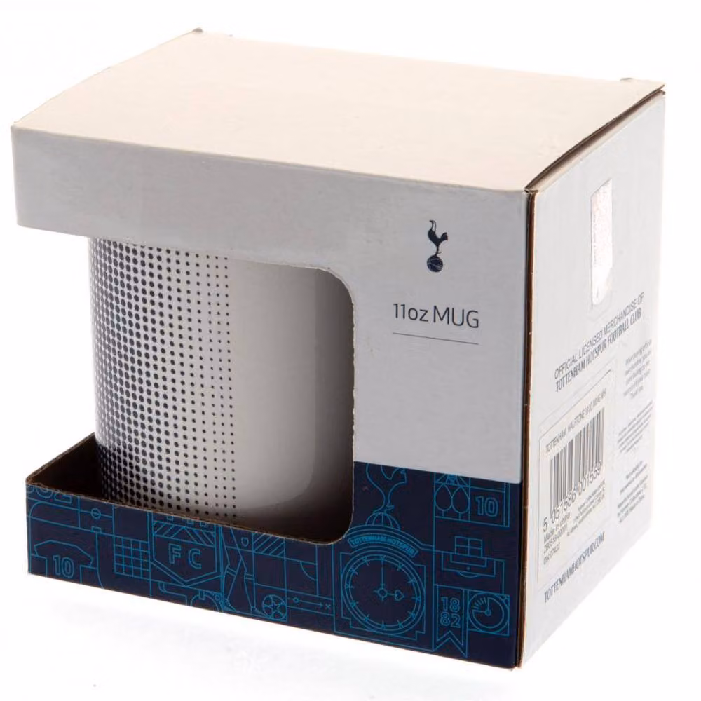 Tottenham Hotspur FC Ceramic Mug in Black and White – 3