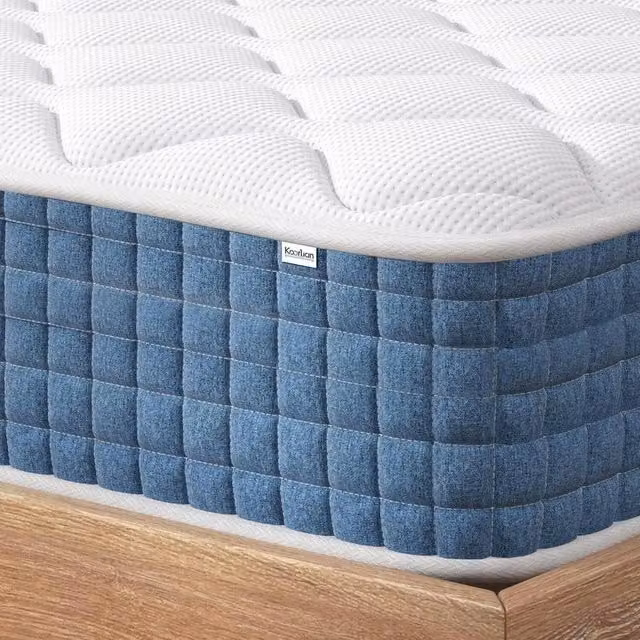 FORGEVIO King Luxury Orthopaedic Mattress in Blue, W/D/H: 150 x 200 x 25 cm – 1