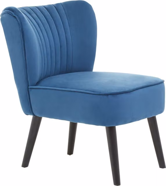 Orsina Regents Park Blue Velvet Chair