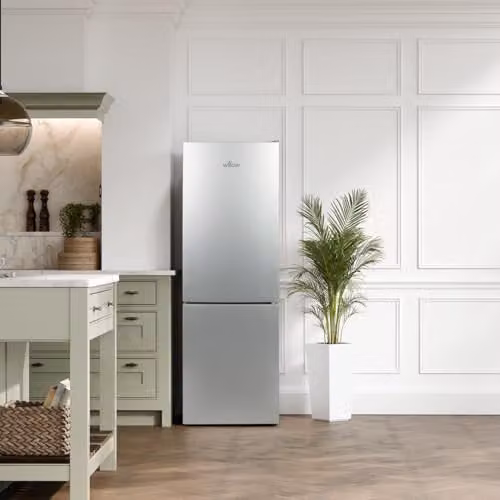 Willow WFF157S 157L Freestanding 70/30 Fridge Freezer in Silver with Low Frost Technology and Adjustable Thermostat – 3