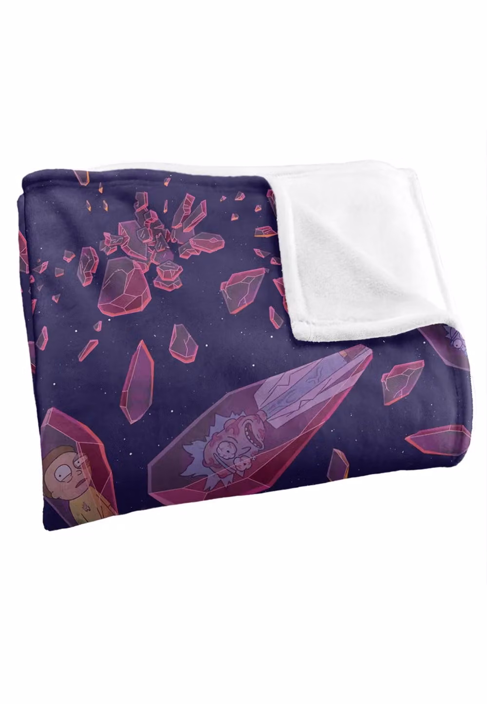 Warner Brothers Rick & Morty Silky Touch Super Soft Throw Blanket, White and Multicolour, W: 152 cm, D: 127 cm – 3