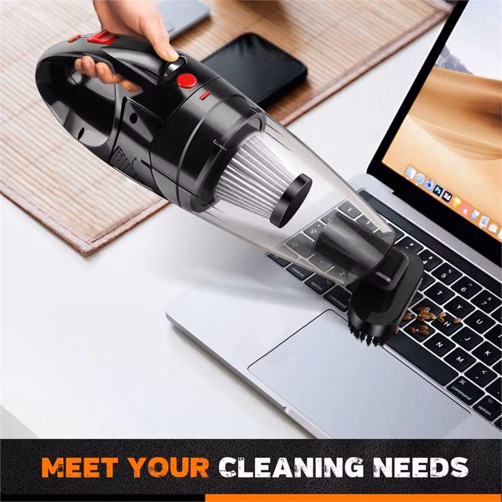 EONLION 3-in-1 Rechargeable Wireless Car Vacuum Cleaner in Black – 5