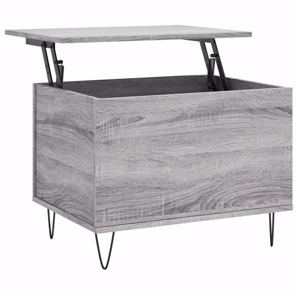 Berkfield Home Grey Sonoma Coffee Table with Lift Mechanism, W: 60 cm, D: 44.5 cm, H: 45 cm – 2