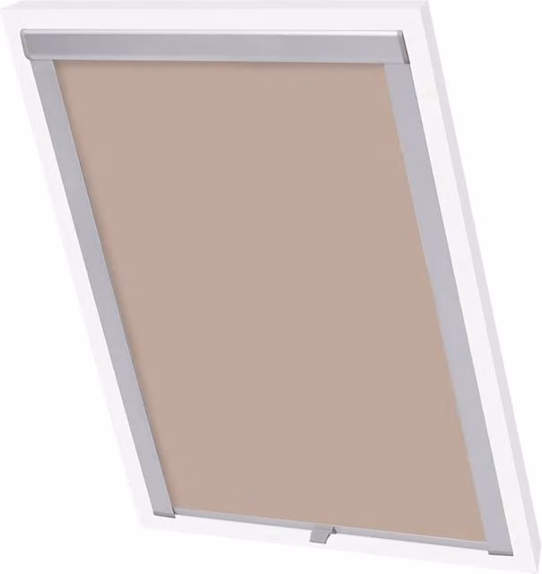 Berkfield Home Beige Blackout Thermal Insulating Roller Blind
