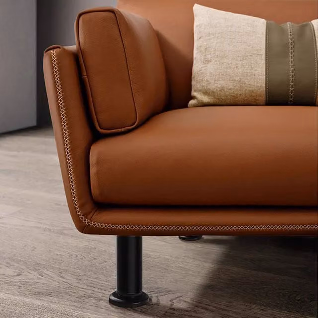 Livingandhome Set of 4 Adjustable Metal Furniture Legs in Black Lacquer, Height: 12-18 cm