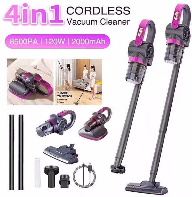 SPETLEK 4 in 1 Cordless Bagless Handheld Stick Vacuum Cleaner in Purple