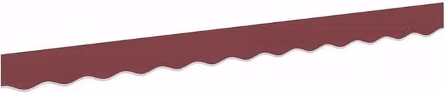 Berkfield Home Awning Valance in Burgundy, W: 230 cm, H: 20 cm – 1