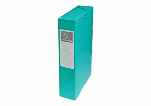 Exacompta ExaBox Green A4 Paper Filing Box with 6cm Spine