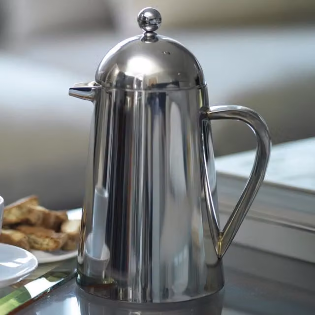 La Cafetire Insulated Cafetiere Coffee Maker - Silver