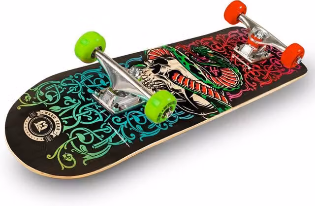 Madd Gear Junior Pro Skateboard in Snake Pit Multicolour