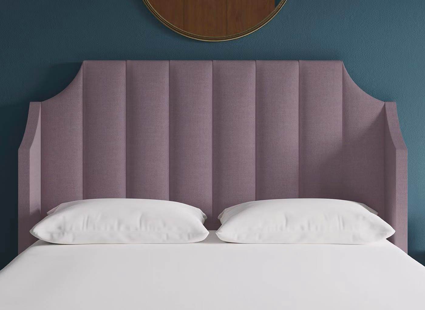 TheraPur Holly Upholstered Headboard in Purple