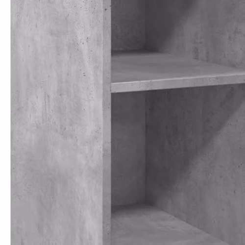 vidaXL Modern Sideboard in Concrete Grey, Engineered Wood, W/D/H: 30 x 41 x 93 cm – 3