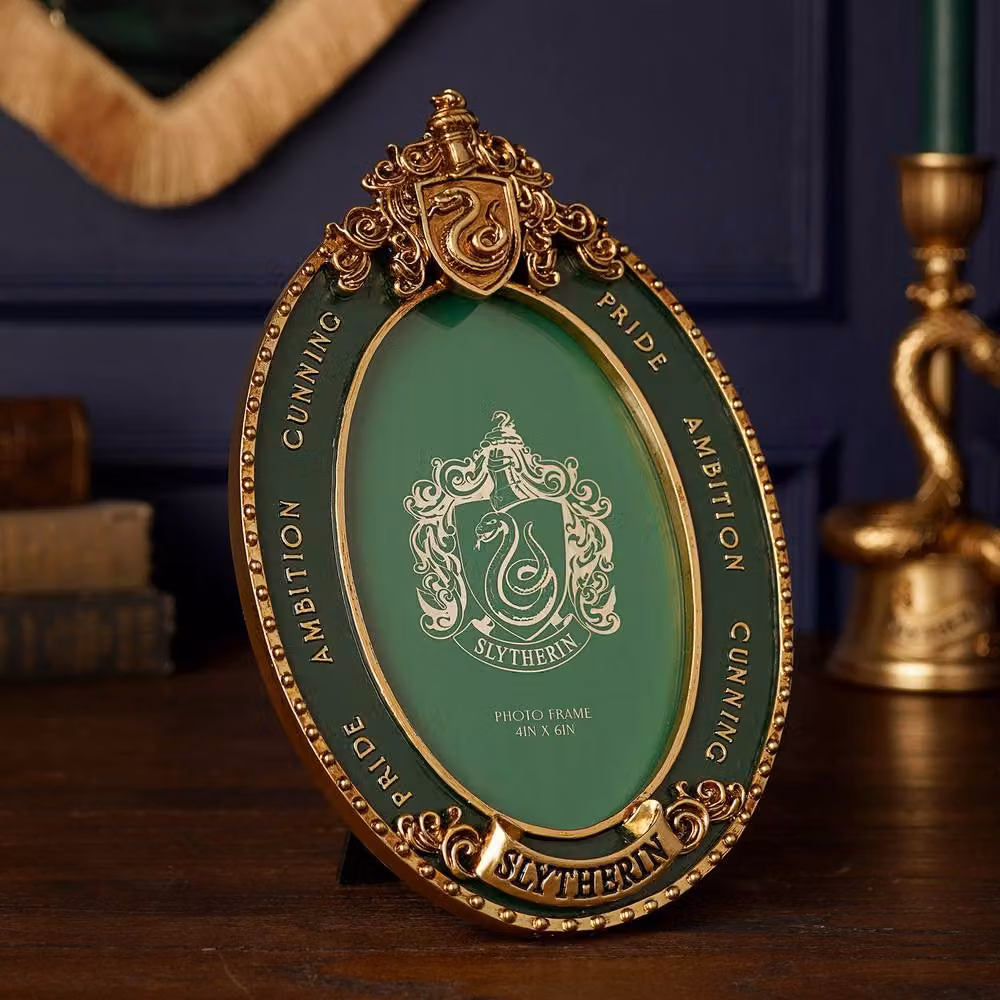 Warner Bros Harry Potter Alumni Single Oval Tabletop Photo Frame in Green – 2
