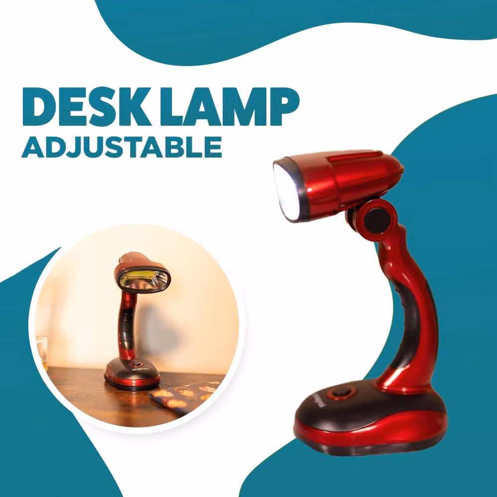 Marco Paul Red Adjustable LED Desk Lamp for Home Office and Reading – 3