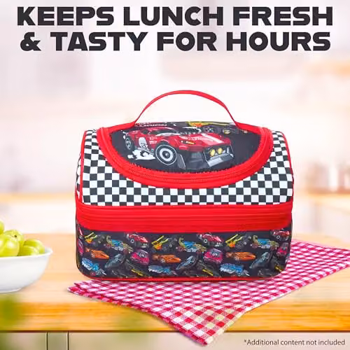 Get Trend Hot Wheels Insulated Multi-Compartment Lunch Bag in Multicolour – 5