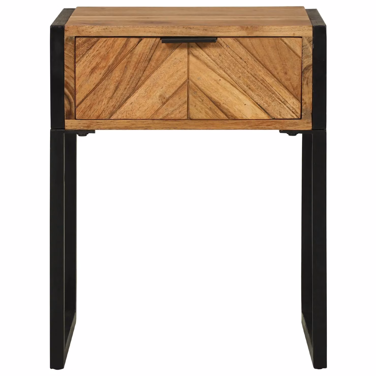 Berkfield Home Acacia Wood Bedside Cabinet in Brown, W/D/H: 40 x 35 x 50 cm – 3