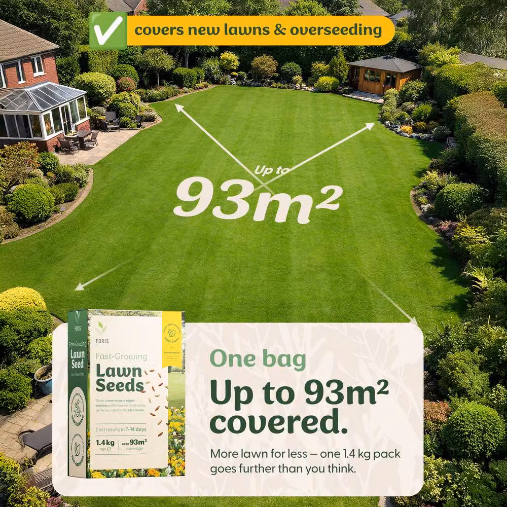Foris Fast Growing Lawn Seed, 7kg – 3