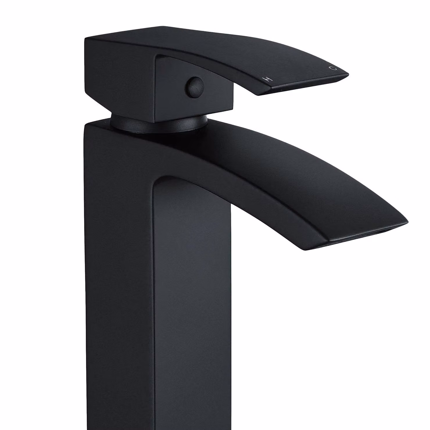 Nes Home Sierra Tall Basin Mono Mixer Tap and Pop Up Waste in Matte Black – 3