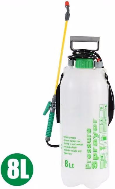 EONLION 8L Manual Garden Pressure Sprayer in White – 1