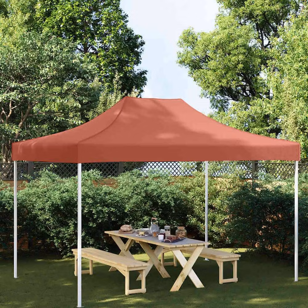 Berkfield Home Party Tent Roof in Terracotta Orange, PVC-Coated Polyester, 4 x 3 m – 2