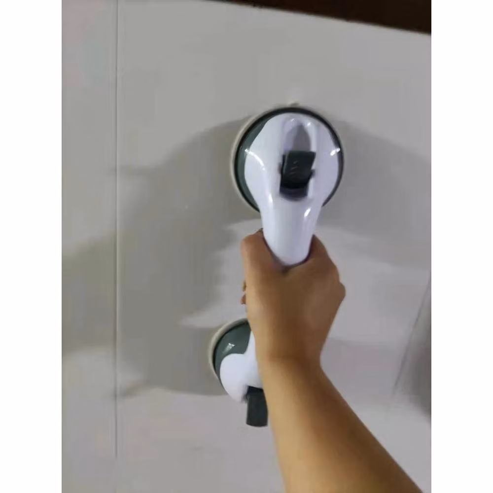 EONLION 2-Piece White Bathroom Safety Grab Handles with Suction Grip – 3