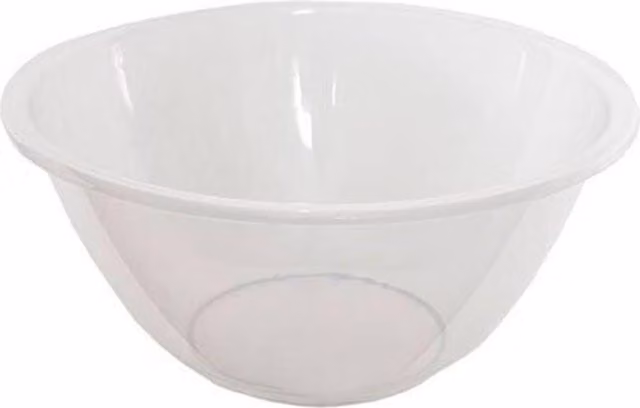 Universal Textiles Transparent Plastic Round Mixing Bowl, 2.3 l