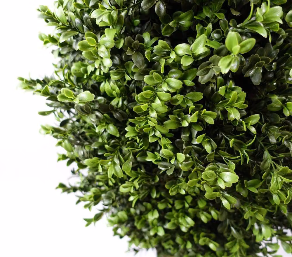 Leaf Pair of Green Buxus Ball Cone Artificial Trees, UV Resistant, Height: 120 cm – 2
