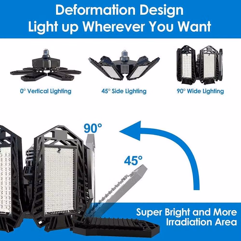 Havendro 600W 60000LM LED Garage Ceiling Light in Black – 4