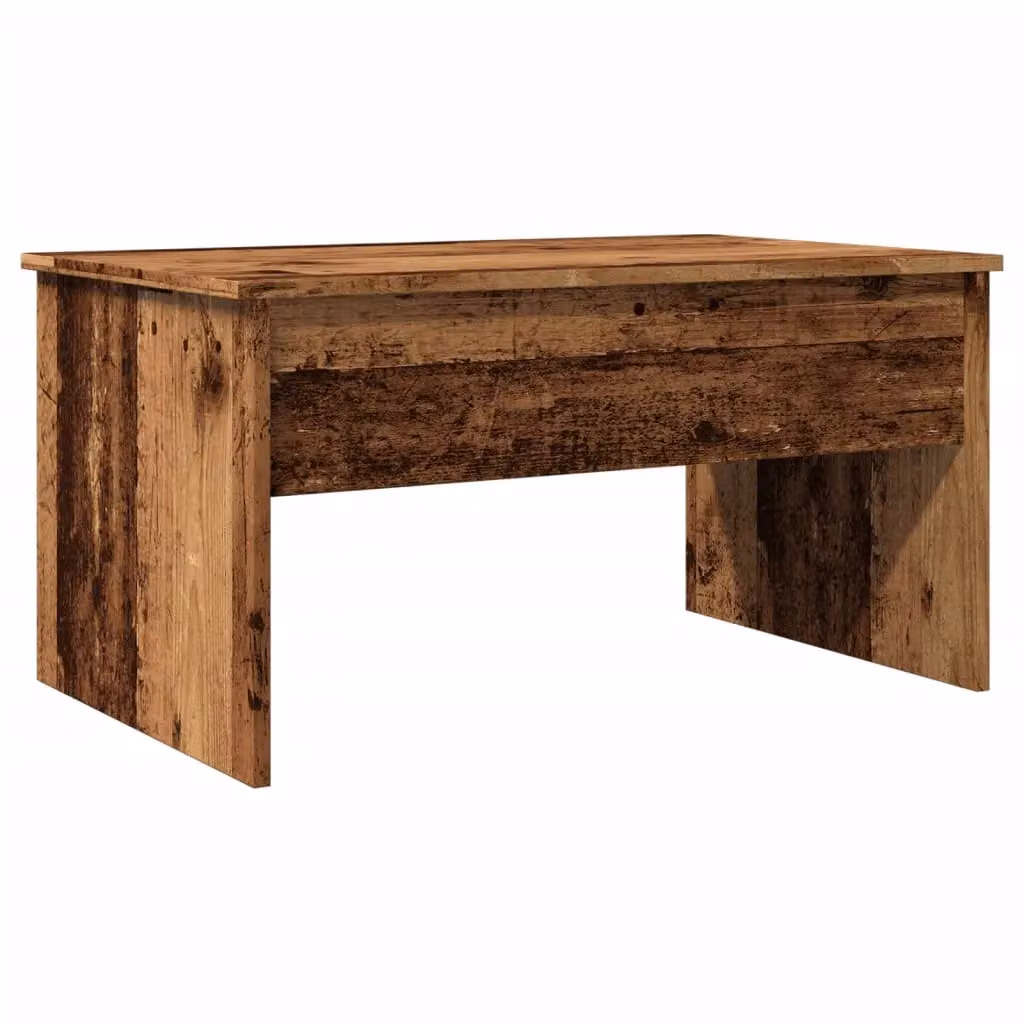 Berkfield Home Modern Rectangular Coffee Table with Lift Mechanism in Brown Composite Wood, W: 80 cm, D: 50.5 cm, H: 41.5 cm – 2