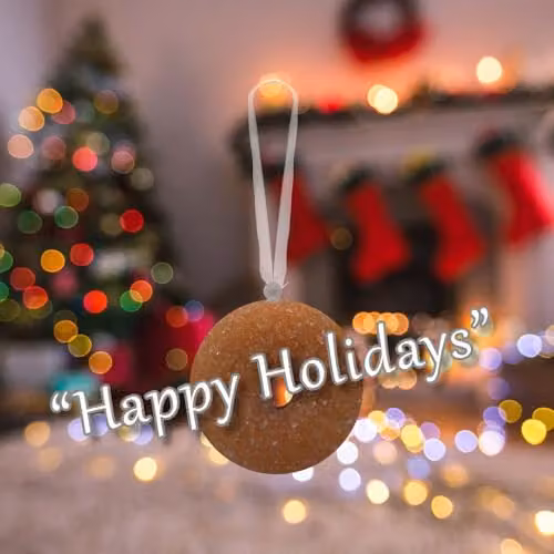 VFM e-Store Christmas Doughnut Hanging Decoration, Multicolour – 4
