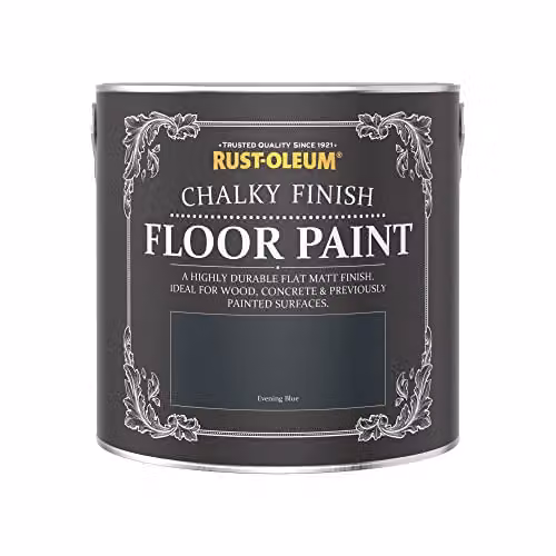 Rust-Oleum Scratch-Proof Water-Based Floor Paint in Matt Finish, Blue, 2.5 l – 3
