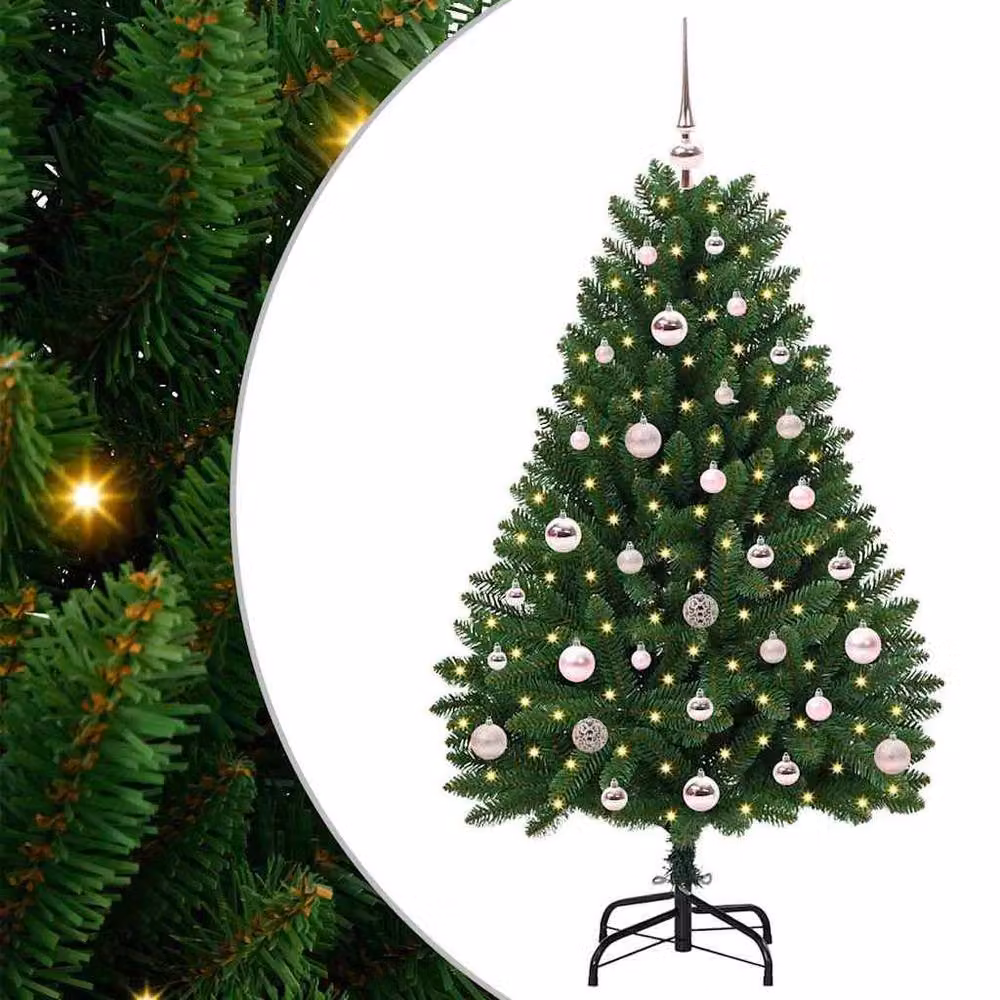 Berkfield Home Artificial Green Christmas Tree with Stand, Height: 120 cm – 2